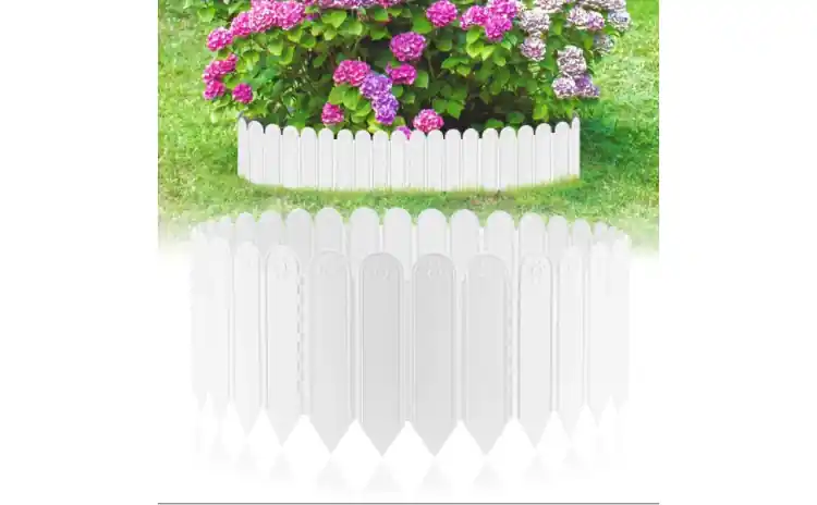 Preț promoțional Set 6 gard decorativ alb 1.2 M x 22 cm