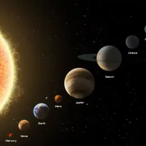 Fototapet de perete autoadeziv si lavabil Sistem solar3, 220 x 135 cm Comandă acum