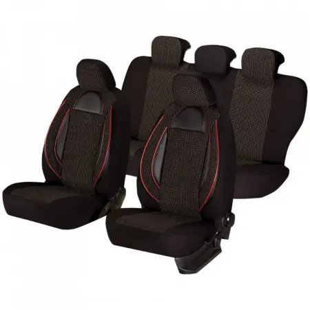 Cel mai vândut Set huse scaun Racing negru