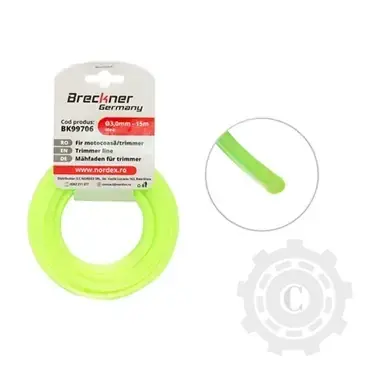 Livrare gratuită Fir stea pentru motocoasa, 3 mm x 15 m