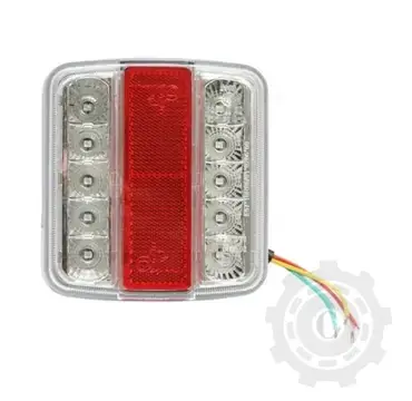 Lampa spate LED 12/24V, iluminare numar 104x95x36mm Ofertă