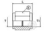 ADAPTOR DREPT FIX METRIC CU FILET INT. FARA ETANSARE M12X1.5 Cumpără online