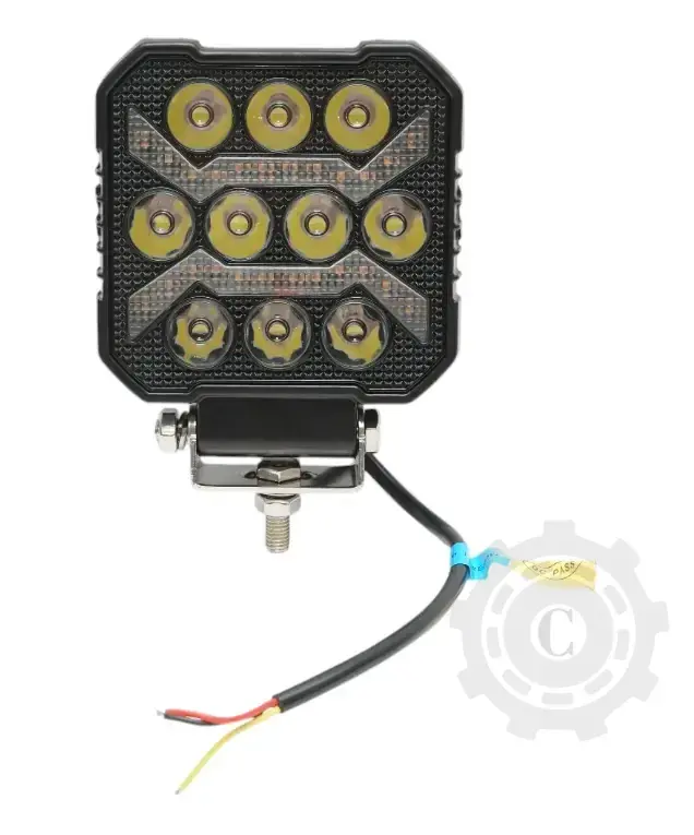 Proiector patrat LED cu DRL 9-36V, 19W Ultima șansă