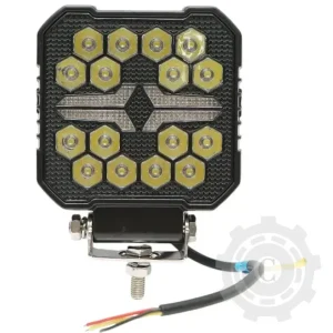 Proiector patrat LED cu DRL 9-36V, 22W Bestseller