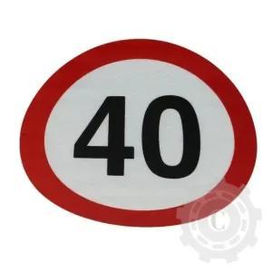AUTOCOLANT LIMITA VITEZA 40KM MARE Cumpără acum