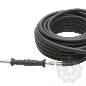 Lichidare de stoc Furtun aer compresor 12m cauciucat 6x11mm cu capete de legatura pentru umflat roti
