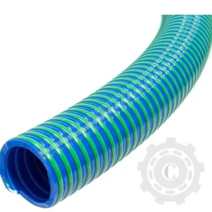 Furtun vidanjă din PVC albastru/verde 5" 6m Disponibil imediat