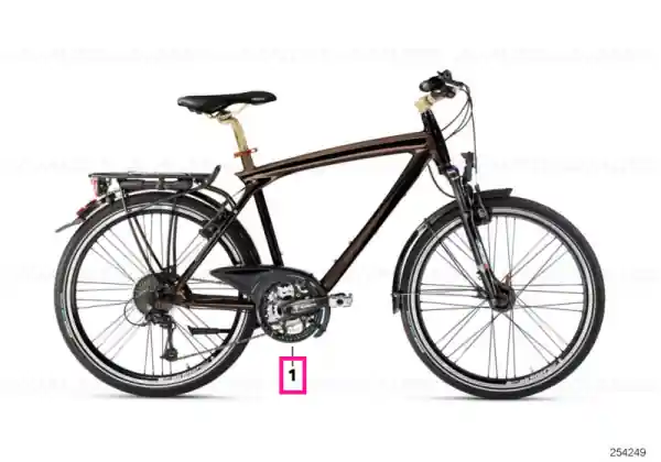 Chilipir BMW touring bike II BRAUN/GOLD / S