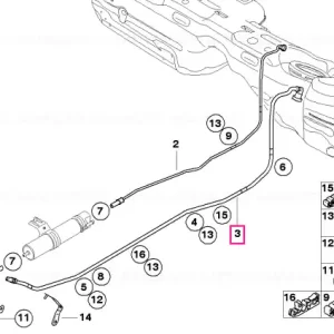 Fuel return line - BMW Preț redus