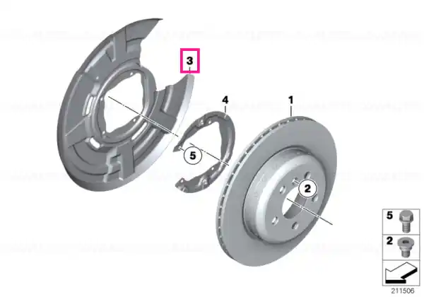 Protection plate right - BMW Reducere extra