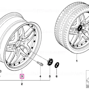 Reducere Two-piece light alloy rim 9JX18 ET:24 - BMW