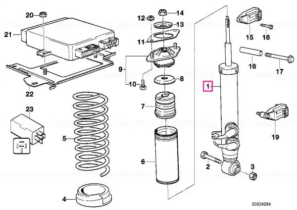 Ofertă specială Shock absorber, rear right - BMW