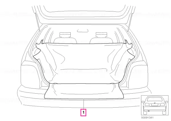Capac protector spațiu de încărcare - BMW - Mini Ofertă limitată