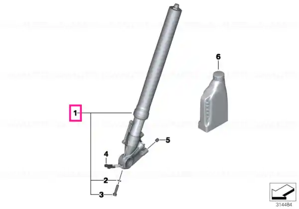 Ofertă specială Fork leg right - BMW Motorrad