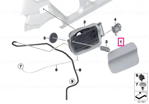 Cumpără acum Fill-in flap - BMW