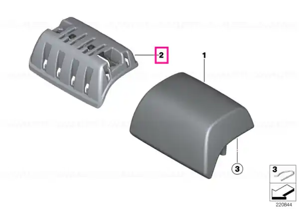 Inserție sprijin cap exterior - BMW Disponibil imediat