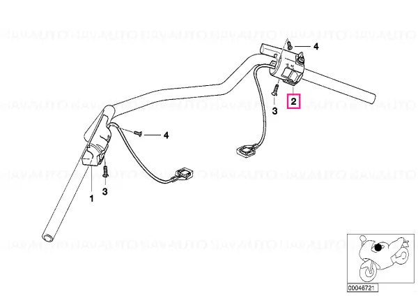 Reducere Întrerupător combinat dreapta - BMW Motorrad