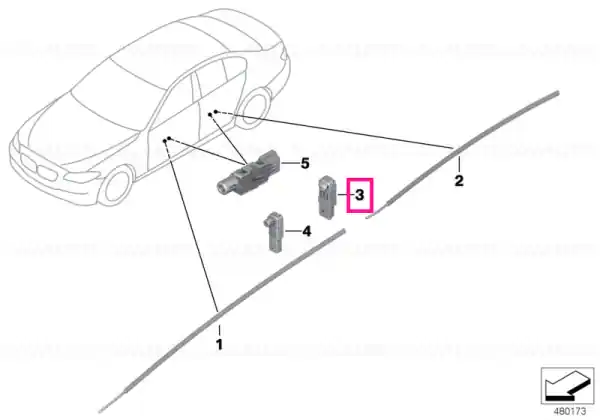 LED module 2-POLIG - BMW Preț redus