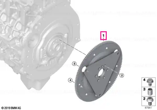 Flywheel automatic - BMW Retur gratuit