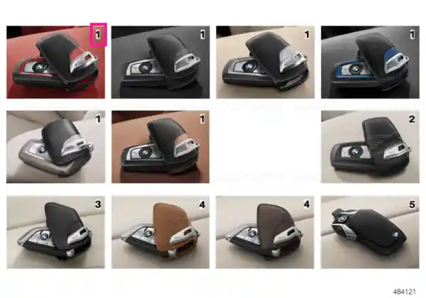 Preț mic Key fob Urban FB. SW/HELLGRAU - BMW