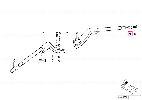 Reduceri Handlebar vibration absorber, chrome - BMW Motorrad