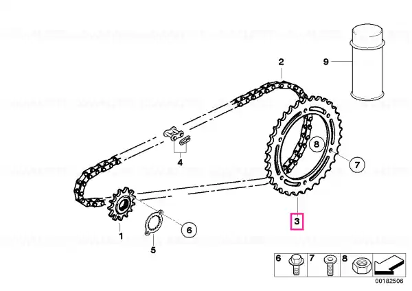 Sprocket Z=48 - BMW Motorrad Ieftin