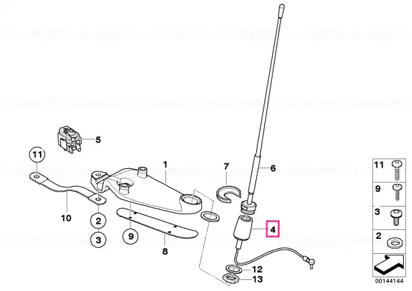 Antenna base - BMW Motorrad Ofertă de sezon