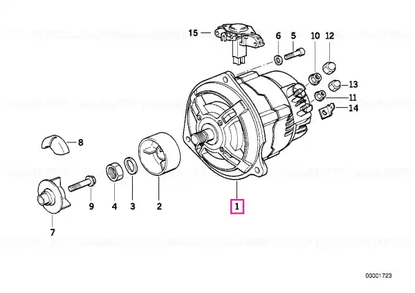 Expediere rapidă Alternator 60A - BMW Motorrad