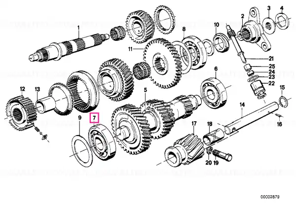 Grooved ball bearing 25X62X17 - BMW Ofertă de sezon