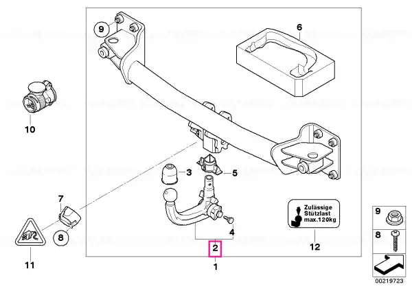 Cumpără acum Removable ball - BMW