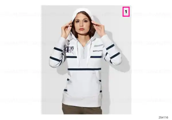 Ladies Sweatjacket Yachting 11, XS - BMW Doar azi