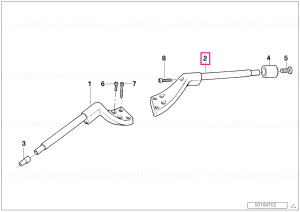 Handlebar, right - BMW Motorrad Promoție