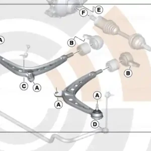 Wishbone set VALUE LINE - BMW Livrare gratuită