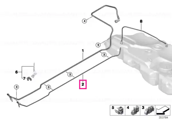 Fuel feed line - BMW - Mini Promoție