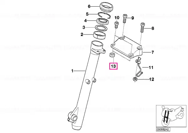 Livrare rapidă Spacer, silver GS DAKAR - BMW Motorrad
