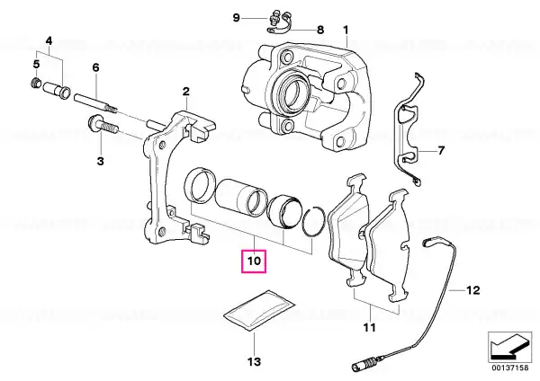 Kit reparație etrier frână - BMW Ofertă exclusivă