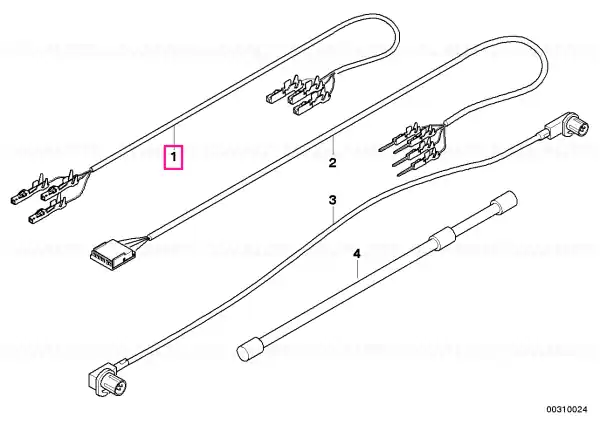 Transport gratuit FBAS lead L= 1320MM - BMW