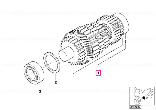 Livrare gratuită Arbore intermediar - BMW Motorrad