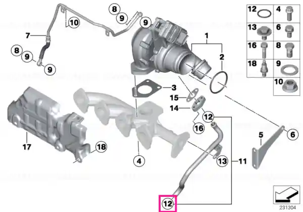 O-ring 12,5X2,5 - BMW - Mini Comandă acum