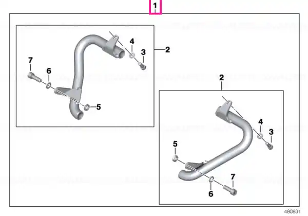 Popular Engine protection bar set - BMW Motorrad