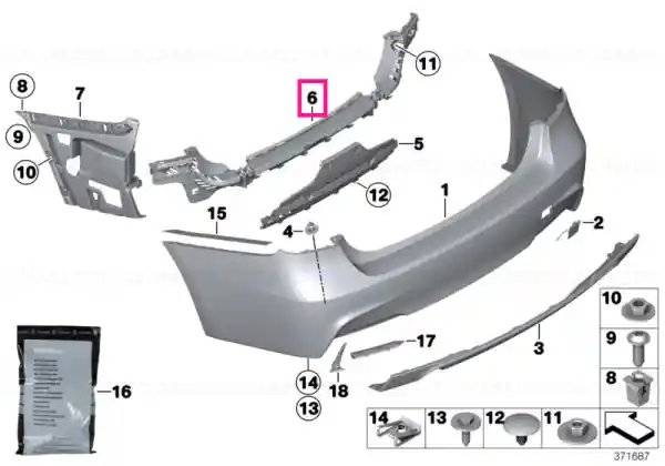 Guide, centre rear - BMW Promoție