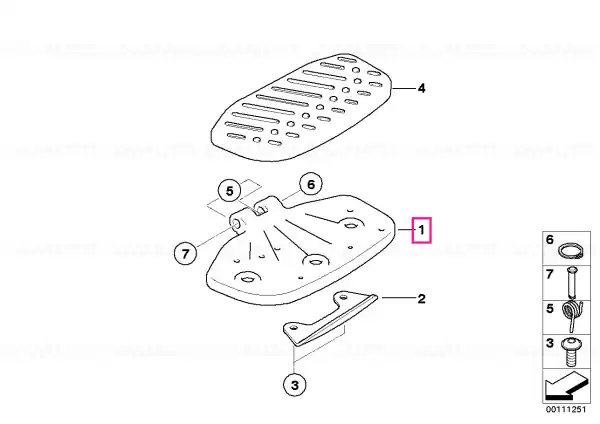 Reduceri Running board, left CHROM - BMW Motorrad