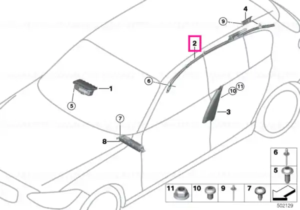 Ofertă specială Head airbag, left - BMW