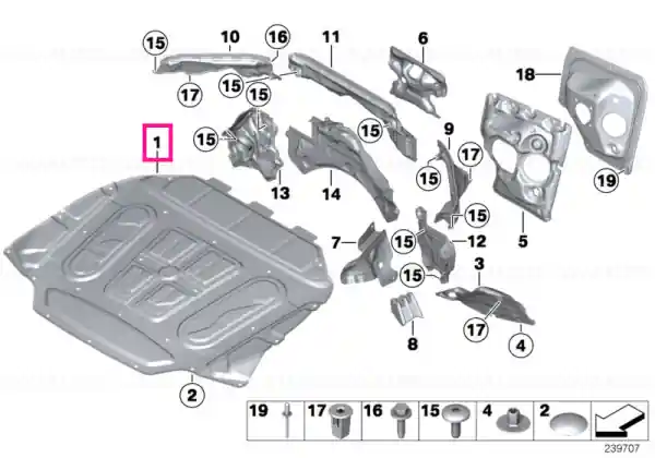 Sound insulating engine hood - BMW Ofertă de sezon