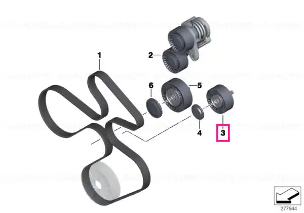 Reducere de preț Deflection pulley - BMW