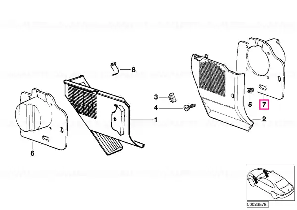 Nu rata Sound insulating right - BMW