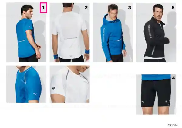 Promoție Tee Athletics, Mens XL, BLUE - BMW