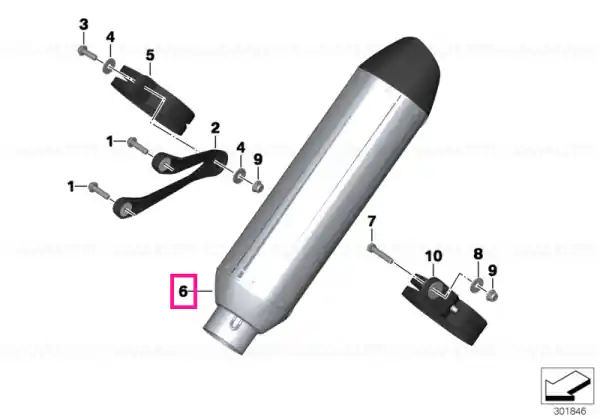 Livrare expres Silencer Race - BMW Motorrad