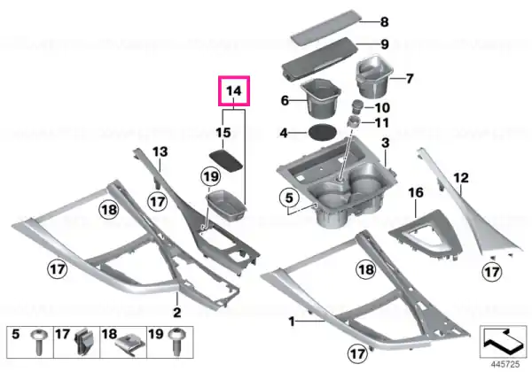 Cumpără acum Oddments tray - BMW