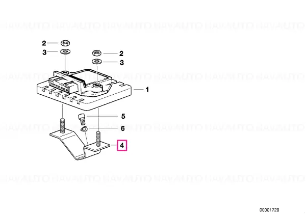 Lichidare de stoc Suport unitate control aprindere - BMW Motorrad